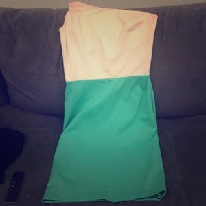 One shoulder dress